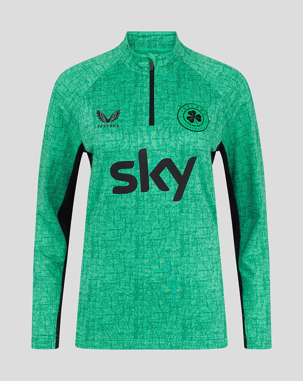 IRELAND 25/26 WOMEN'S TRAINING MIDLAYER TOP - Mint Leaf