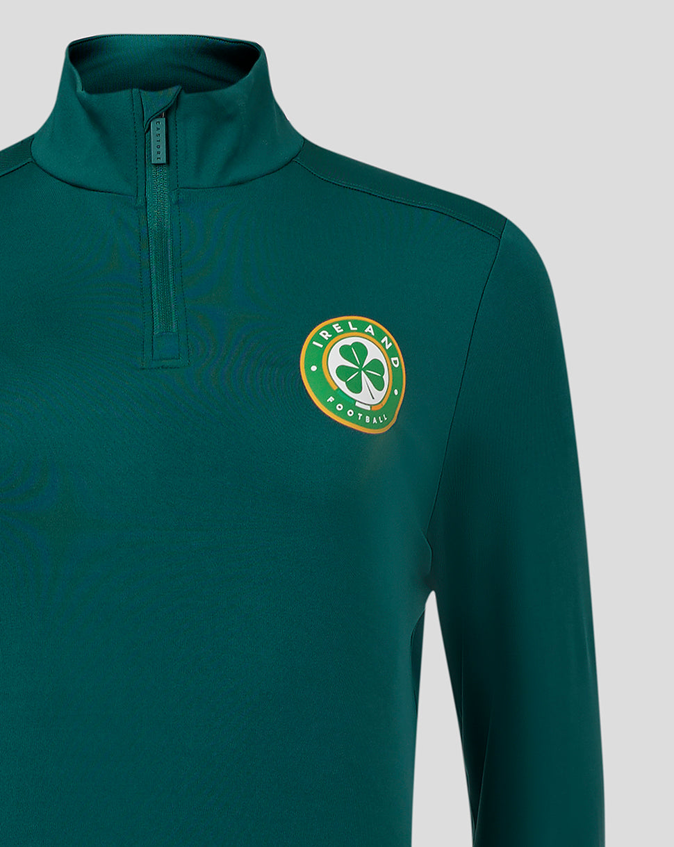 Womens Players 1/4 Zip Midlayer - Botanical Garden