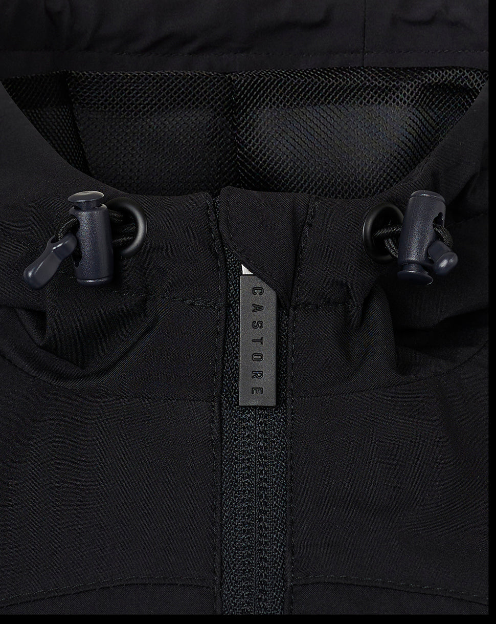 Womens Players Rain Jacket - Caviar Black