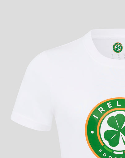 WOMEN'S CORE CREST T-SHIRT - WHITE