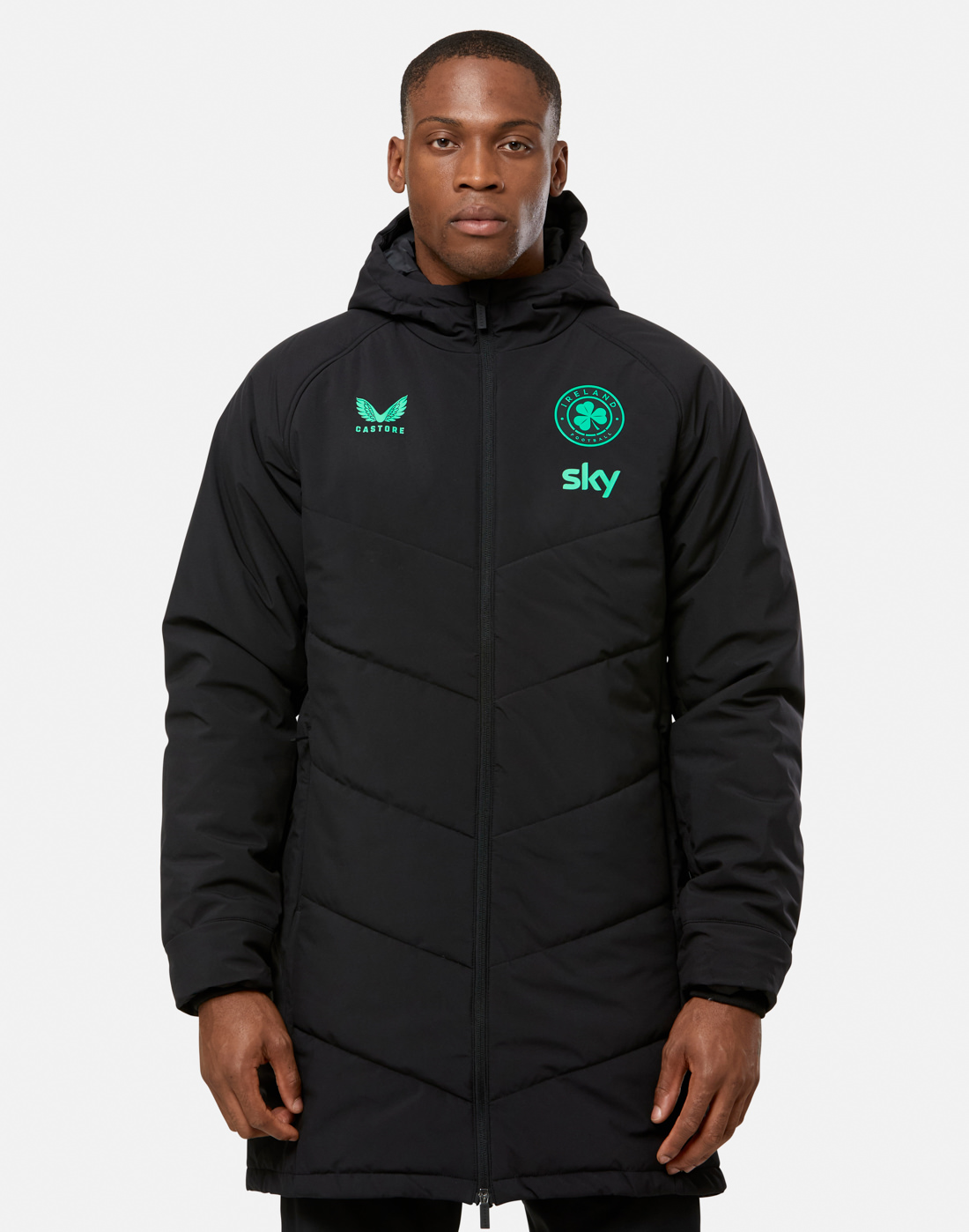 Castore Mens Ireland Performance Padded Jacket | Ireland Football IE